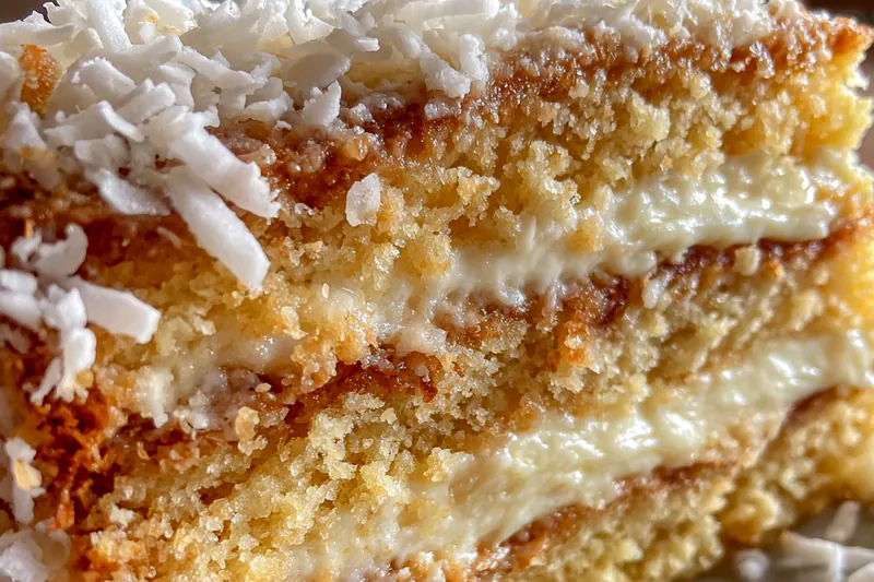 Fresh ingredients for Pineapple Coconut Layer Cake