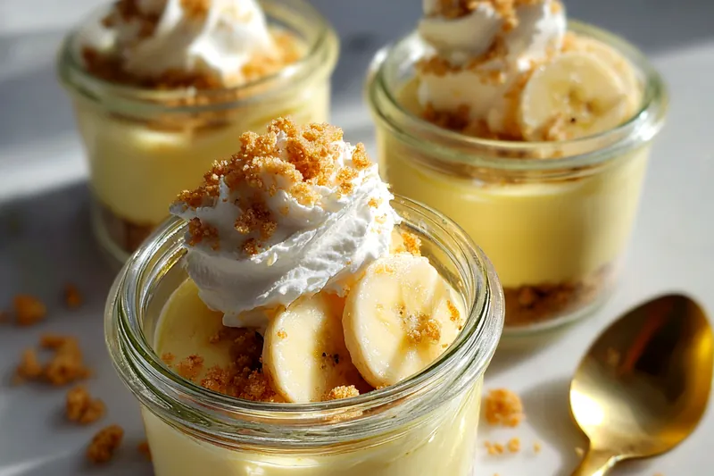 Cooking process for Protein Banana Pudding Jar
