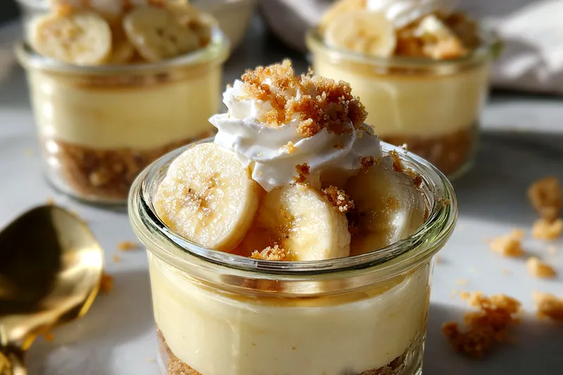 Fresh ingredients for Protein Banana Pudding Jar