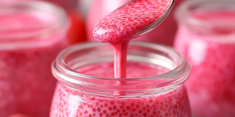 Raspberry Chia Seed Pudding