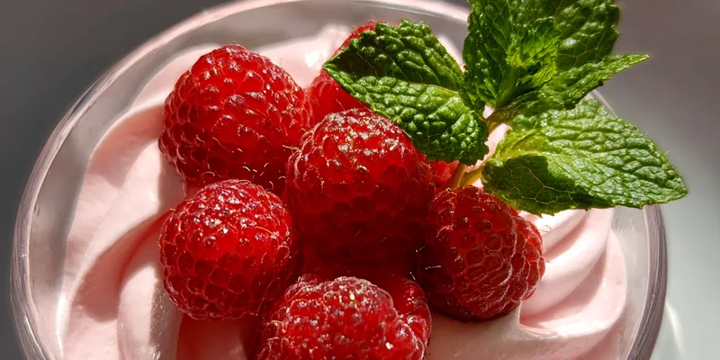 Raspberry Mint Mousse Delight