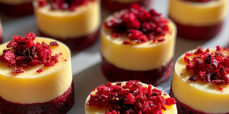Red Velvet Mini Cheesecakes