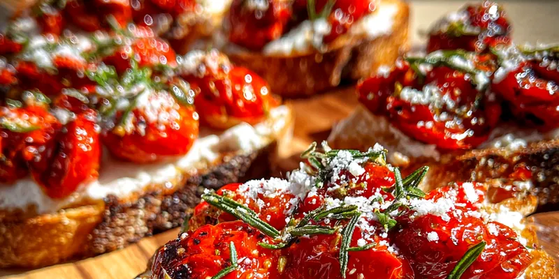 Roasted Strawberry Ricotta Toast