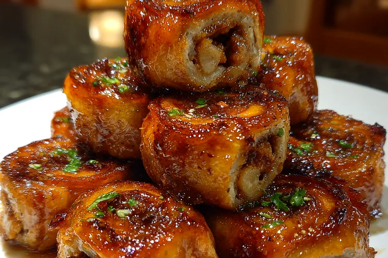 Fresh ingredients for Sausage Toast Roll-Ups