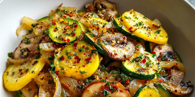 Sautéed Zucchini and Mushrooms