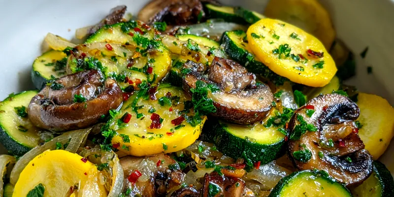 Sautéed Zucchini and Mushrooms Delight