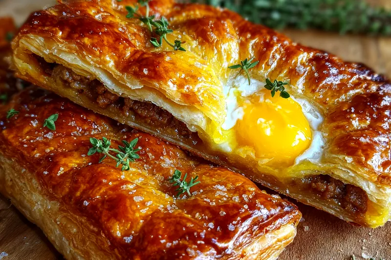 Cooking process for Savory Breakfast Pastry Delight