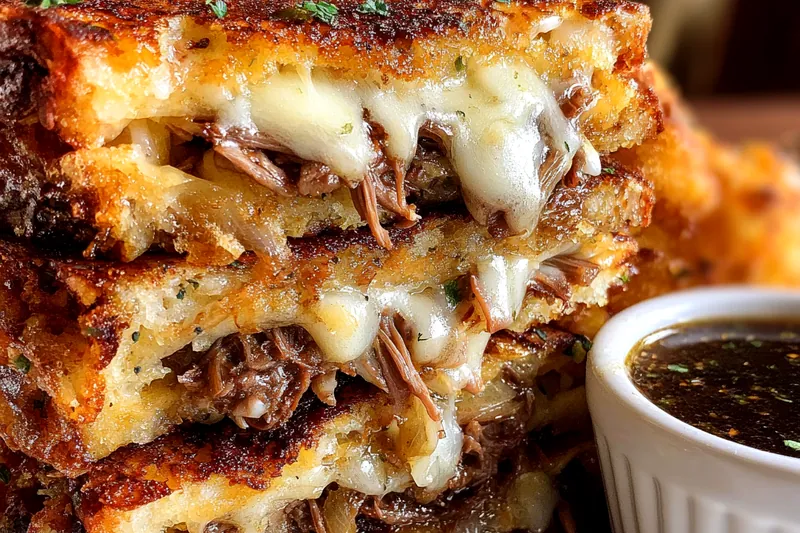 Cooking process for Savory Grilled Cheese Delight