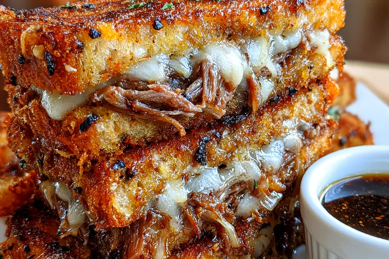 Fresh ingredients for Savory Grilled Cheese Delight