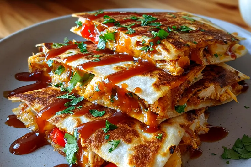 Fresh ingredients for Savory Grilled Chicken Quesadillas