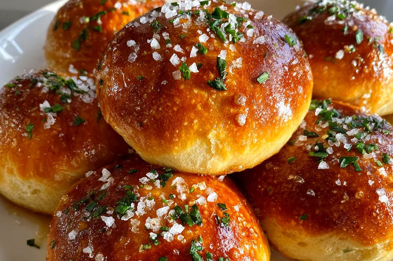 Cooking process for Savory Herb Garlic Buns