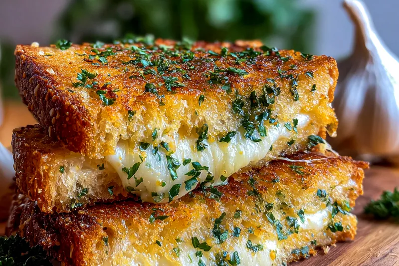 Fresh ingredients for Savory Herb Grilled Cheese