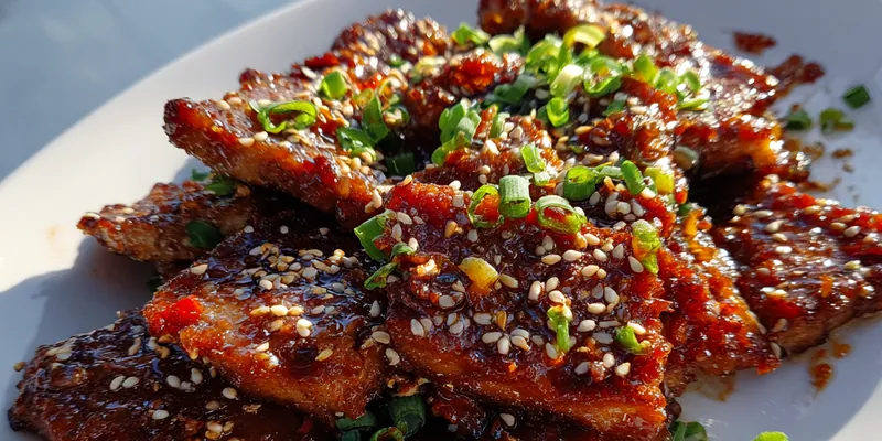 Savory Korean Pork Belly
