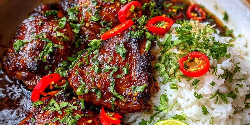 Delicious Savory Maple Chicken Delight served on a plate