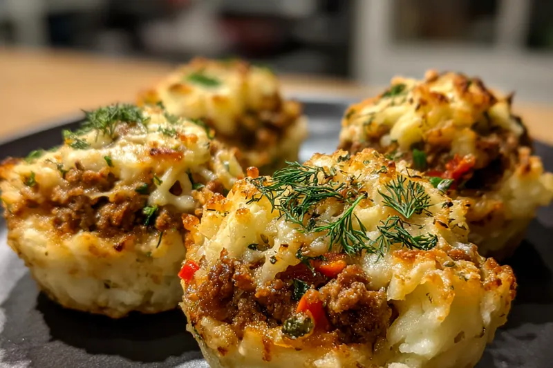 A vibrant display of ingredients for Savory Stuffed Potato Treats, including potatoes, cheese, and seasonings.