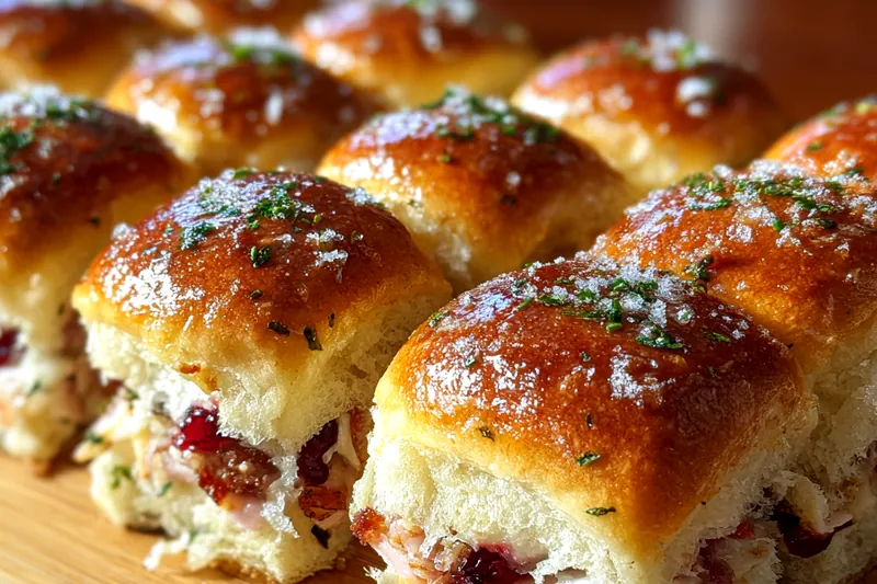 Fresh ingredients for Savory Turkey Sliders Delight