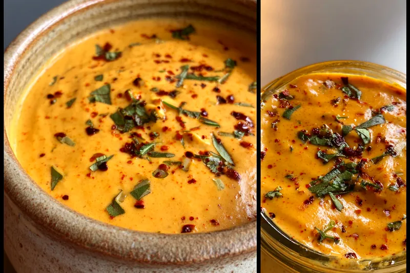 Fresh ingredients for Smoky Spicy Creamy Sauce