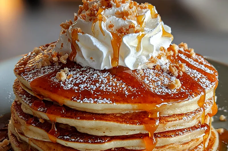 Fresh ingredients for Spiced Holiday Pancake Stack