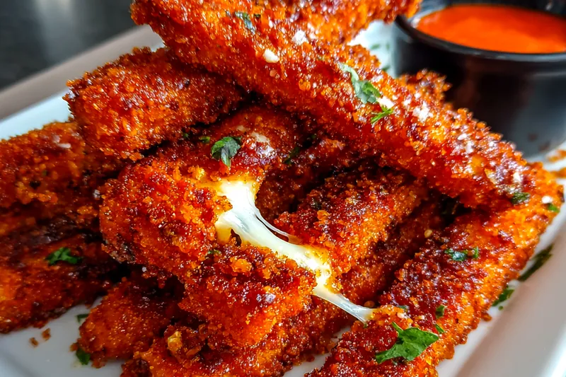 Cooking process for Spicy Cheese Sticks