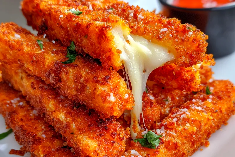 Fresh ingredients for Spicy Cheese Sticks