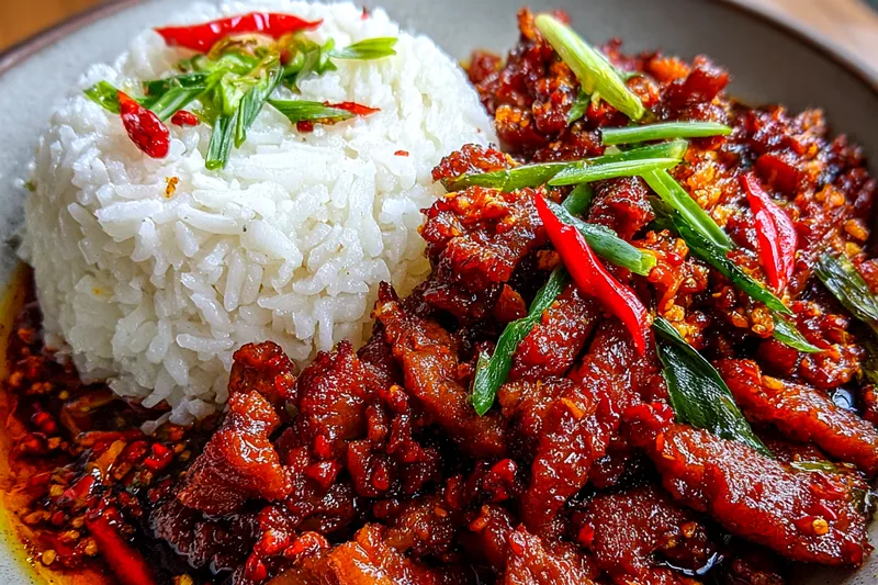 Fresh ingredients for Spicy Glazed Chicken Delight