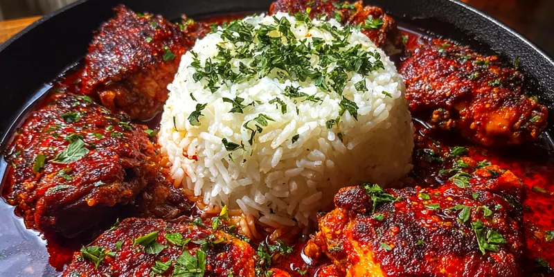 Spicy Garlic Tomato Chicken Skillet