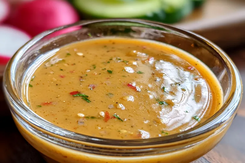 Fresh ingredients for Spicy Honey Ranch Sauce