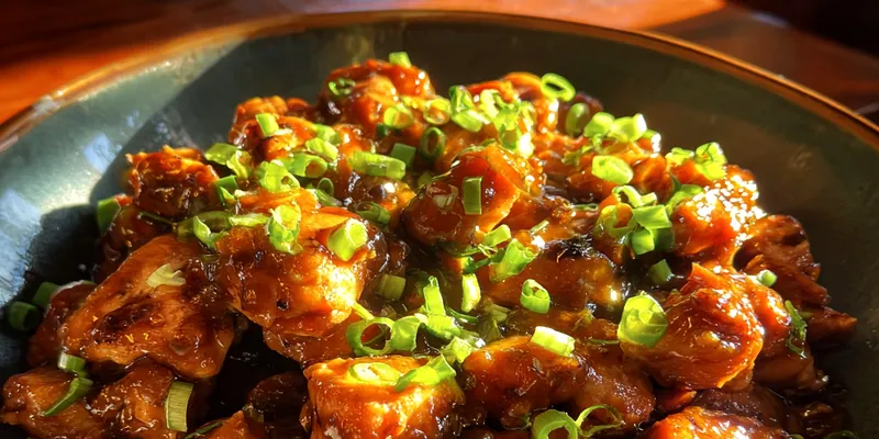 Sticky Honey Garlic Chicken