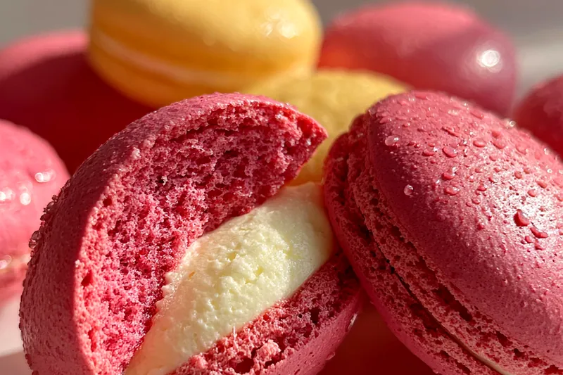 Cooking process for Strawberry Cream Cheese Cookies