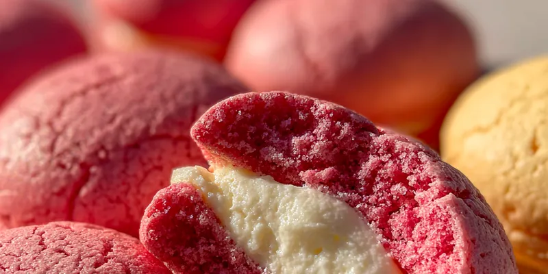 Strawberry Cream Cheese Cookies