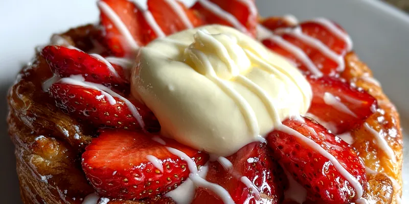 Strawberry Cream Cheese Danish