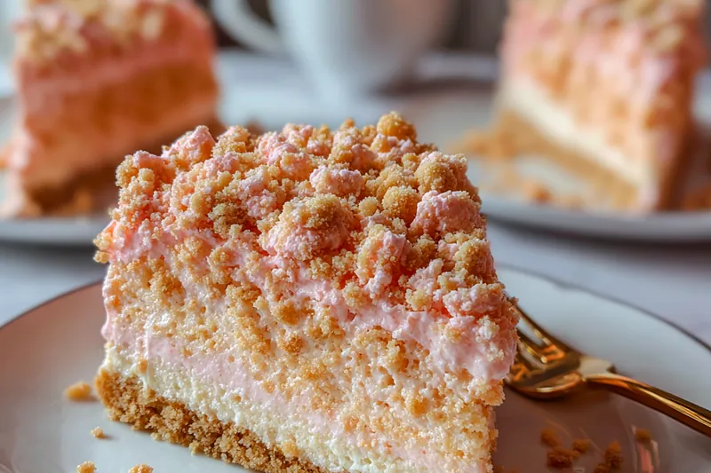 Fresh ingredients for Strawberry Crumble Icebox Cake