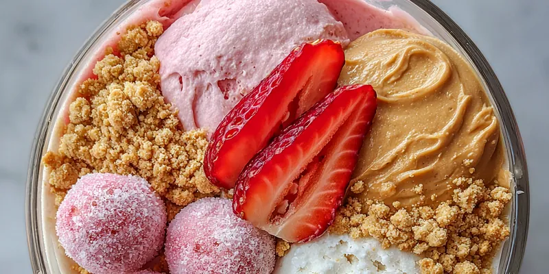 Healthy Strawberry Protein Balls