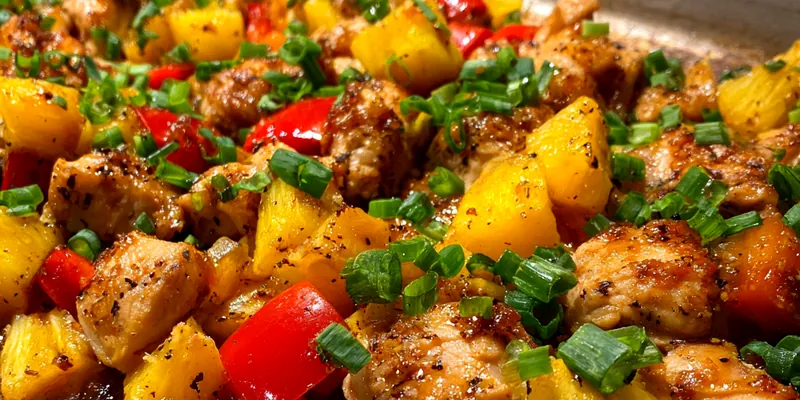 Sweet Pineapple Chicken Bake