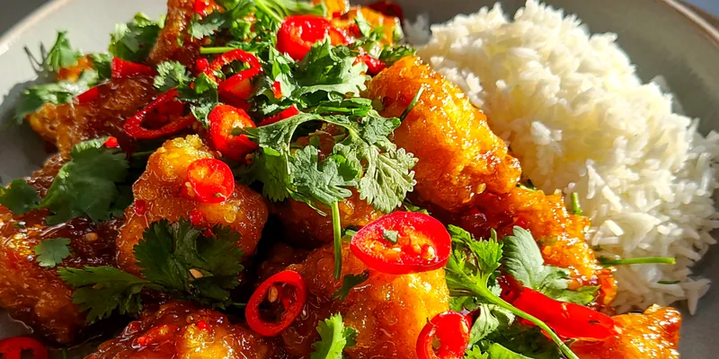 Sweet and Spicy Glazed Chicken