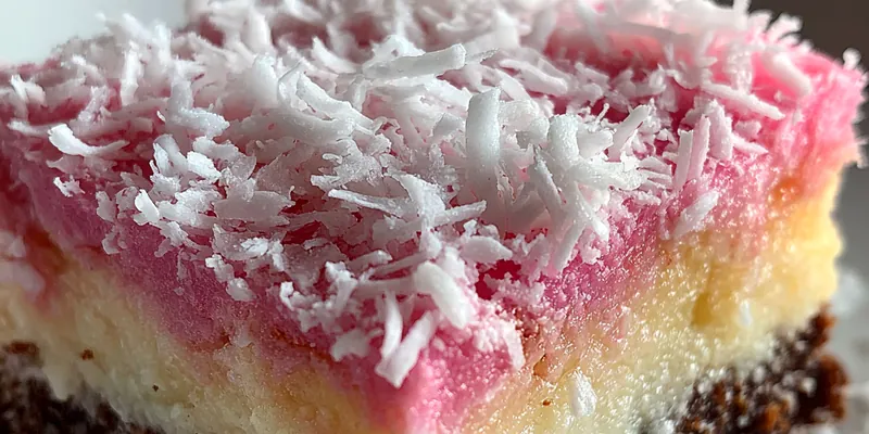 Triple-Layer Neapolitan Coconut Ice