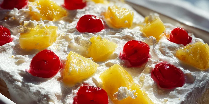 Tropical Fruit Delight Dessert
