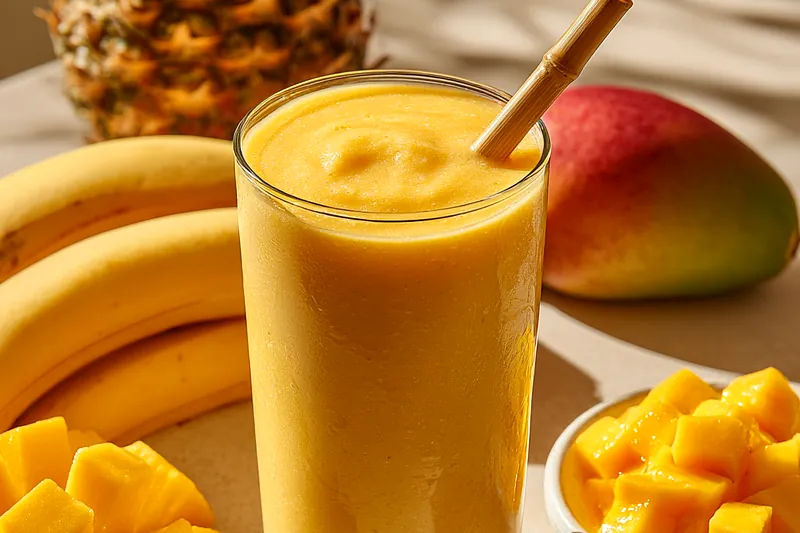 Cooking process for Tropical Fruit Smoothie Blend