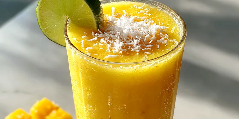 Tropical Mango Coconut Cooler