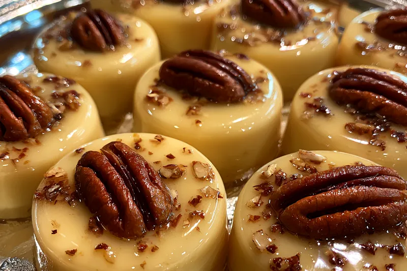 Fresh ingredients for Vanilla Pecan Praline Treats