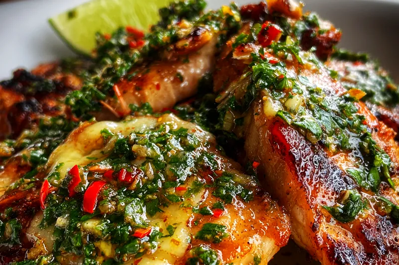 Cooking process for Zesty Grilled Chicken Delight